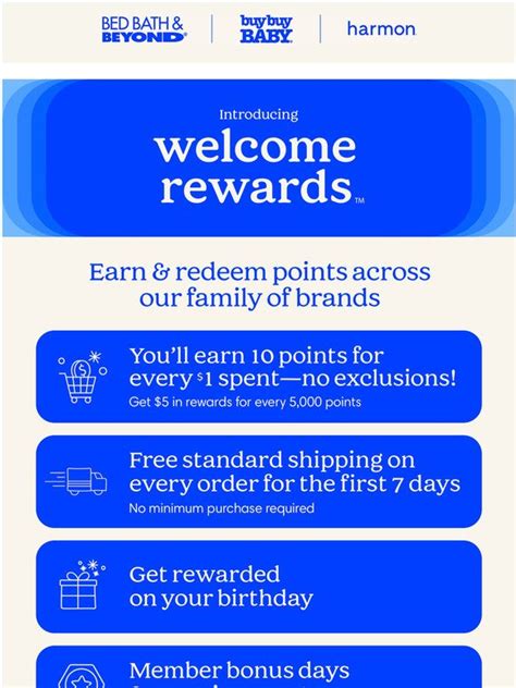 Welcome Rewards .